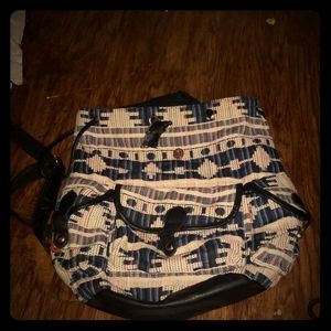 Travel-ready ROOMY boho pattern backpack